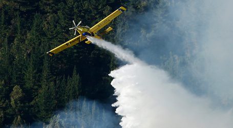 Avión forestal cayó en medio del bosque en Nueva Imperial