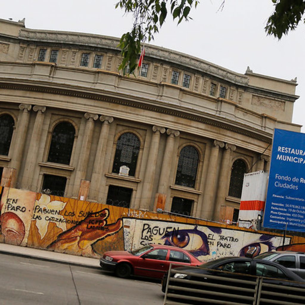 Denuncian daño de las obras en la remodelación del Teatro de Viña del Mar