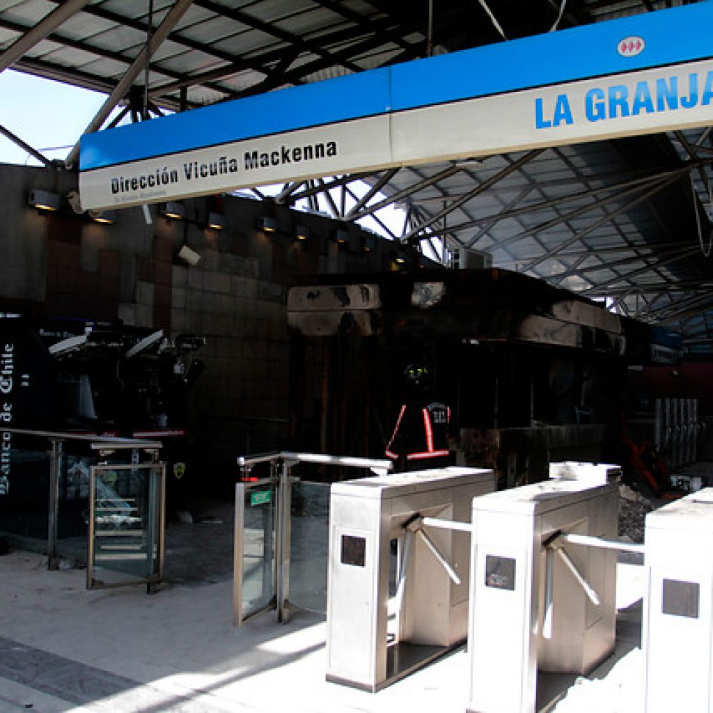 Dictan veredicto por incendio tentado y daños simples en estación La Granja