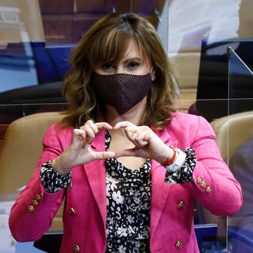 Loreto Carvajal juró como senadora en reemplazo de Felipe Harboe
