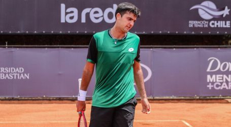 Tenis: Tomás Barrios cayó de entrada en la qualy del ATP 250 de Santiago