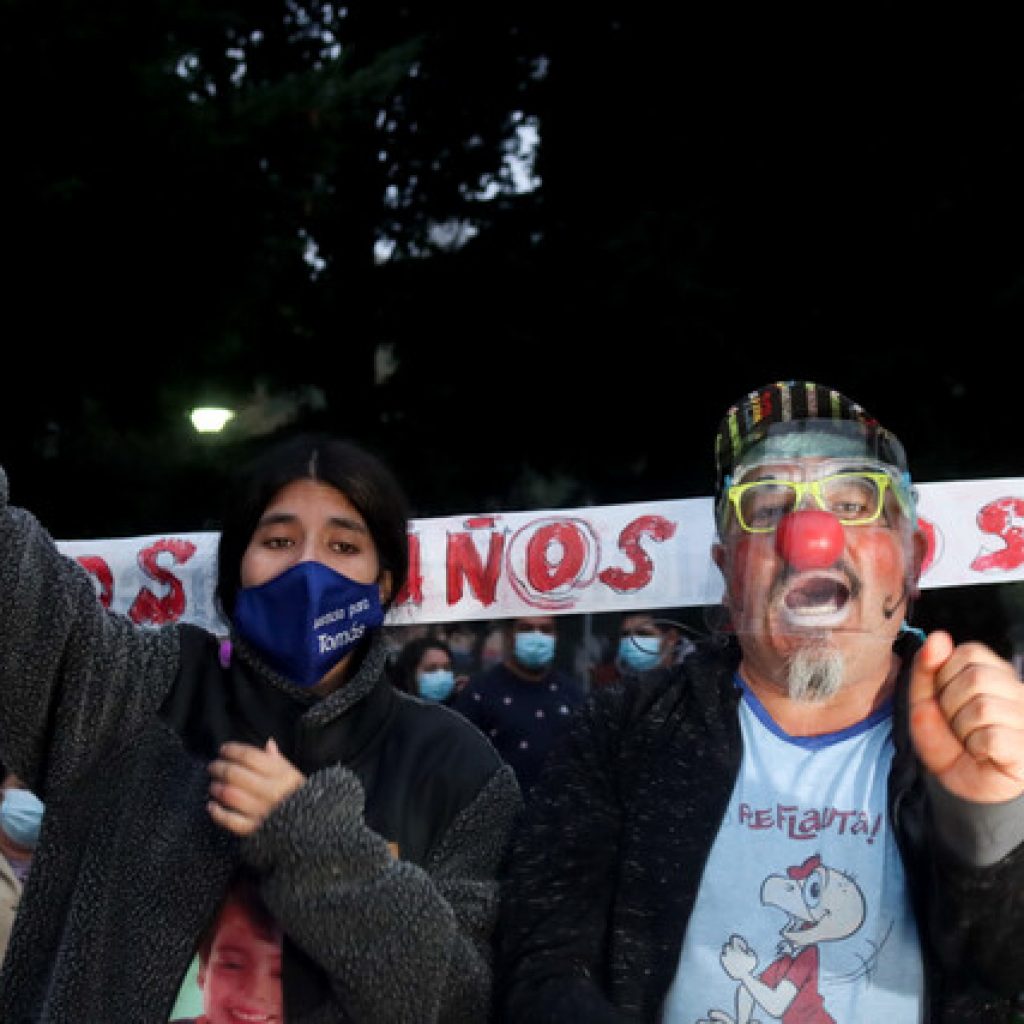 Madre de Tomás Bravo encabezó marcha pidiendo justicia