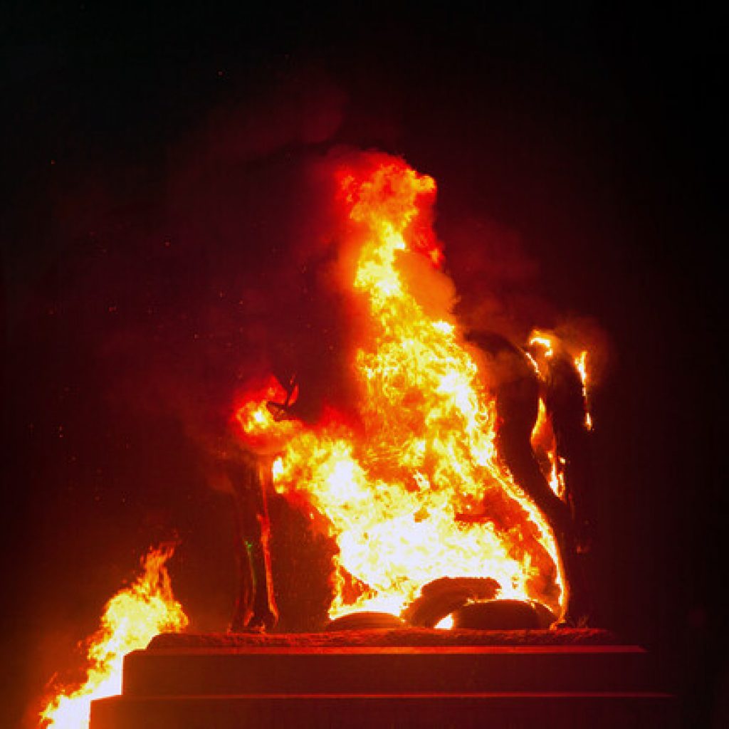 Hechos icónicos marcan la histora de la Plaza Baquedano desde el año 2015