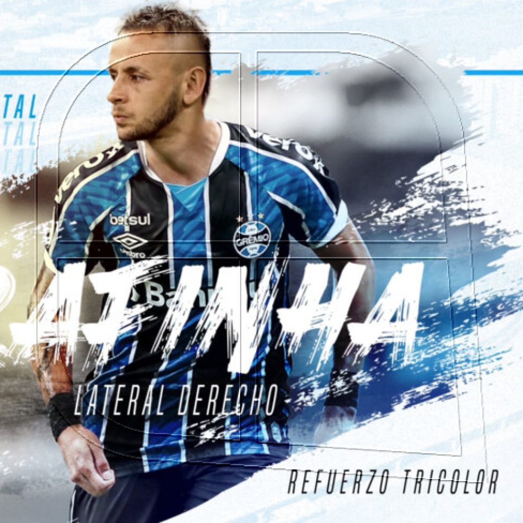 Rafinha será compañero de César Pinares en Gremio de Porto Alegre