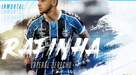 Rafinha será compañero de César Pinares en Gremio de Porto Alegre