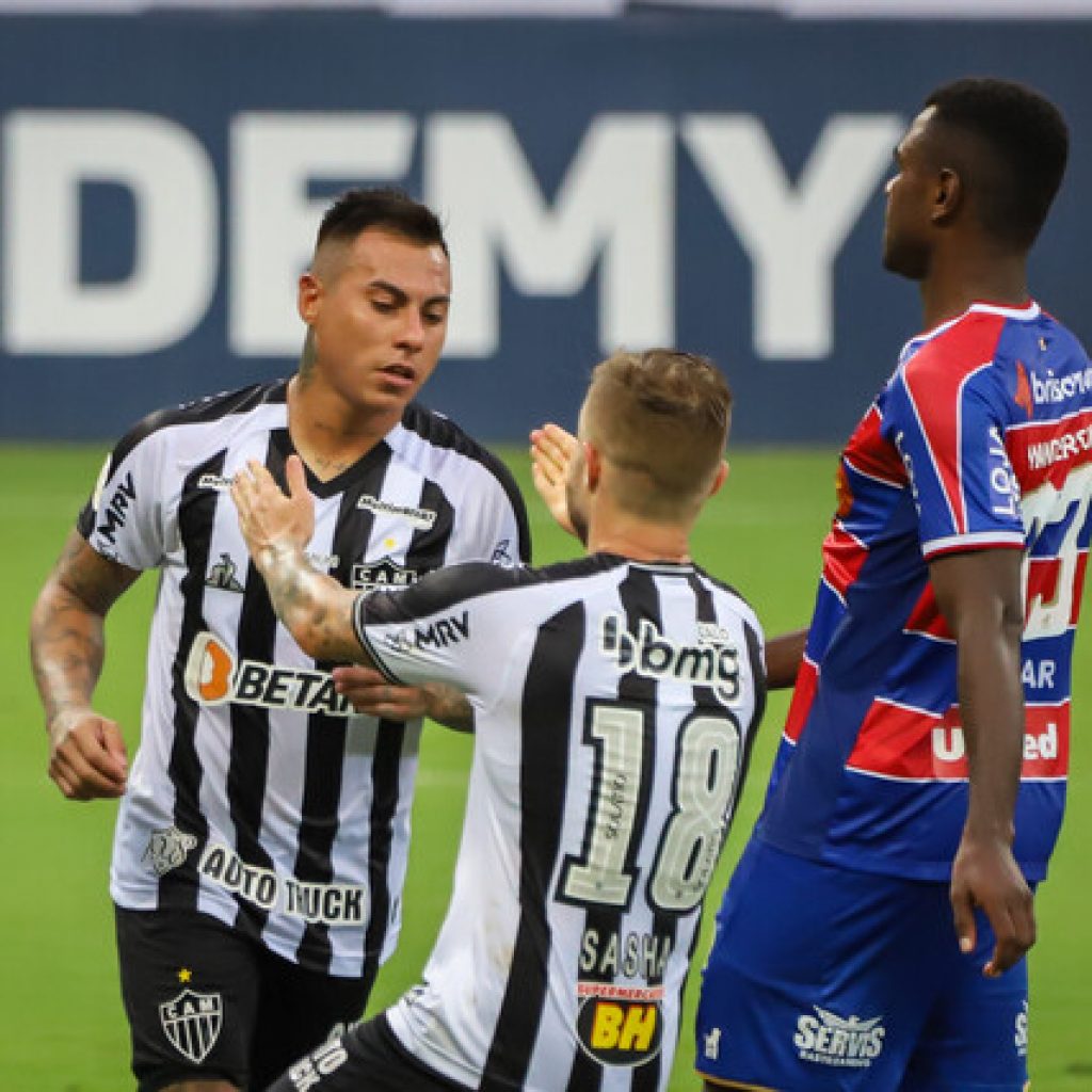 Eduardo Vargas jugó 60 minutos en derrota del Atlético Mineiro por el estadual