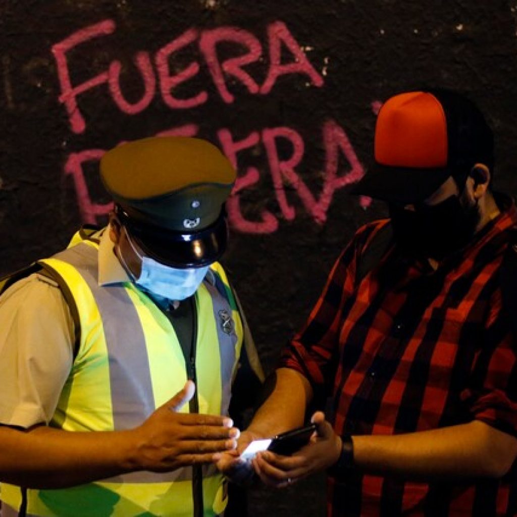 Carabineros reportó 3.704 personas detenidas en la última jornada