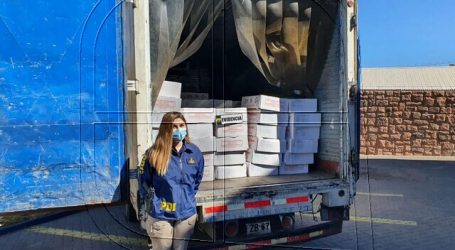 PDI recupera camión con carnes paraguayas avaluadas en 130 millones de pesos