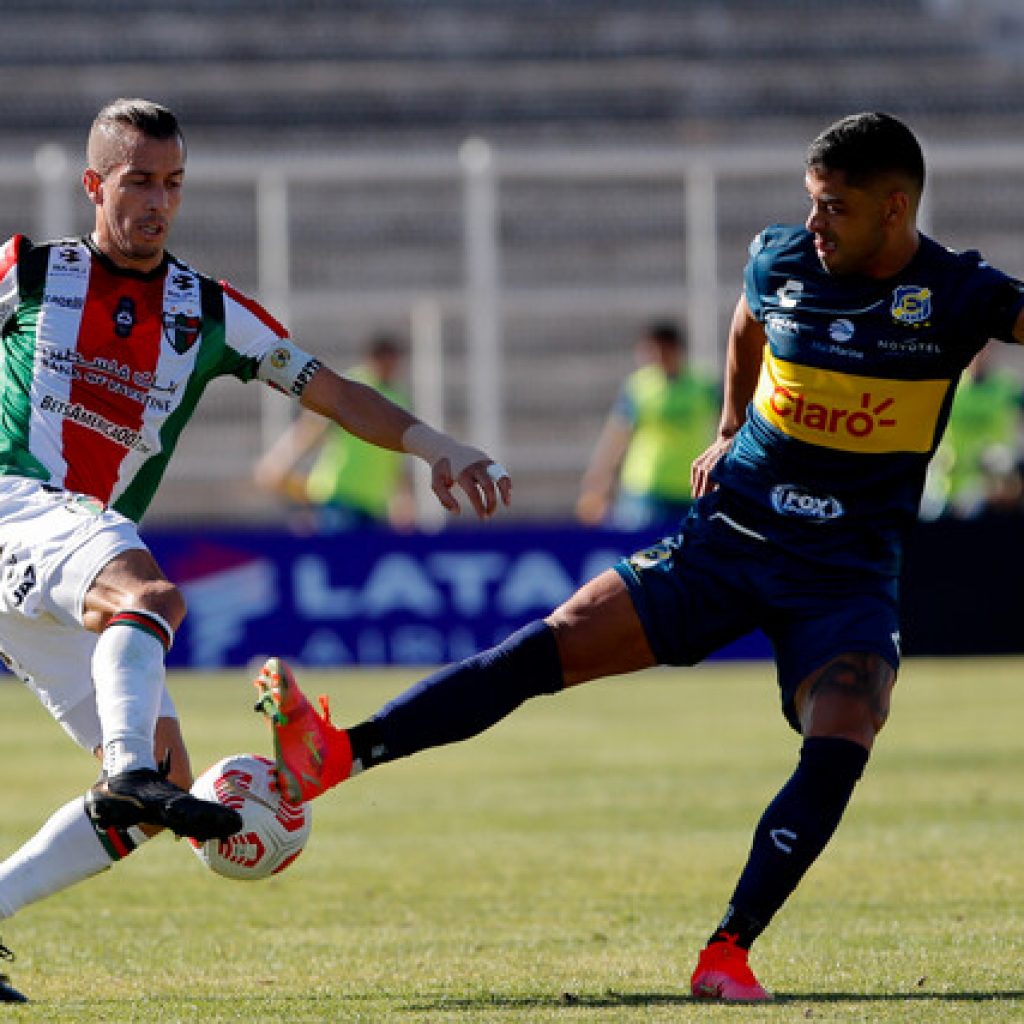 Palestino y Everton reparten puntos con un 1-1 en La Cisterna