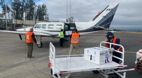 Trasladan 5.800 dosis de vacunas contra el Covid-19 desde Temuco a Valdivia