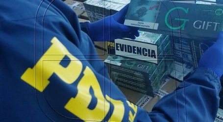 PDI detuvo a sujeto por contrabando de cigarrillos en bodega de Placilla