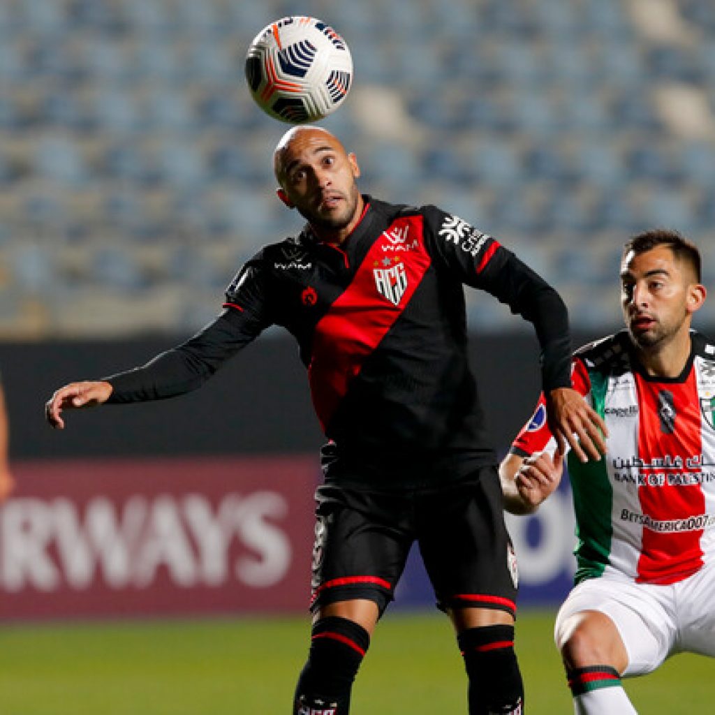 Sudamericana: Palestino se inclinó ante el Atlético Goianiense en Rancagua