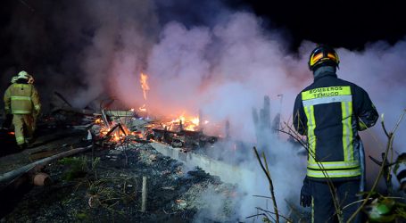 Incendio consumió iglesia católica en la Región de La Araucanía