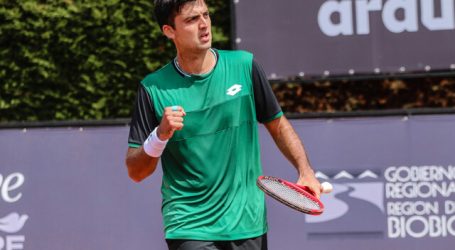 Tenis: Tomás Barrios escaló 13 puestos y alcanza su mejor ranking ATP