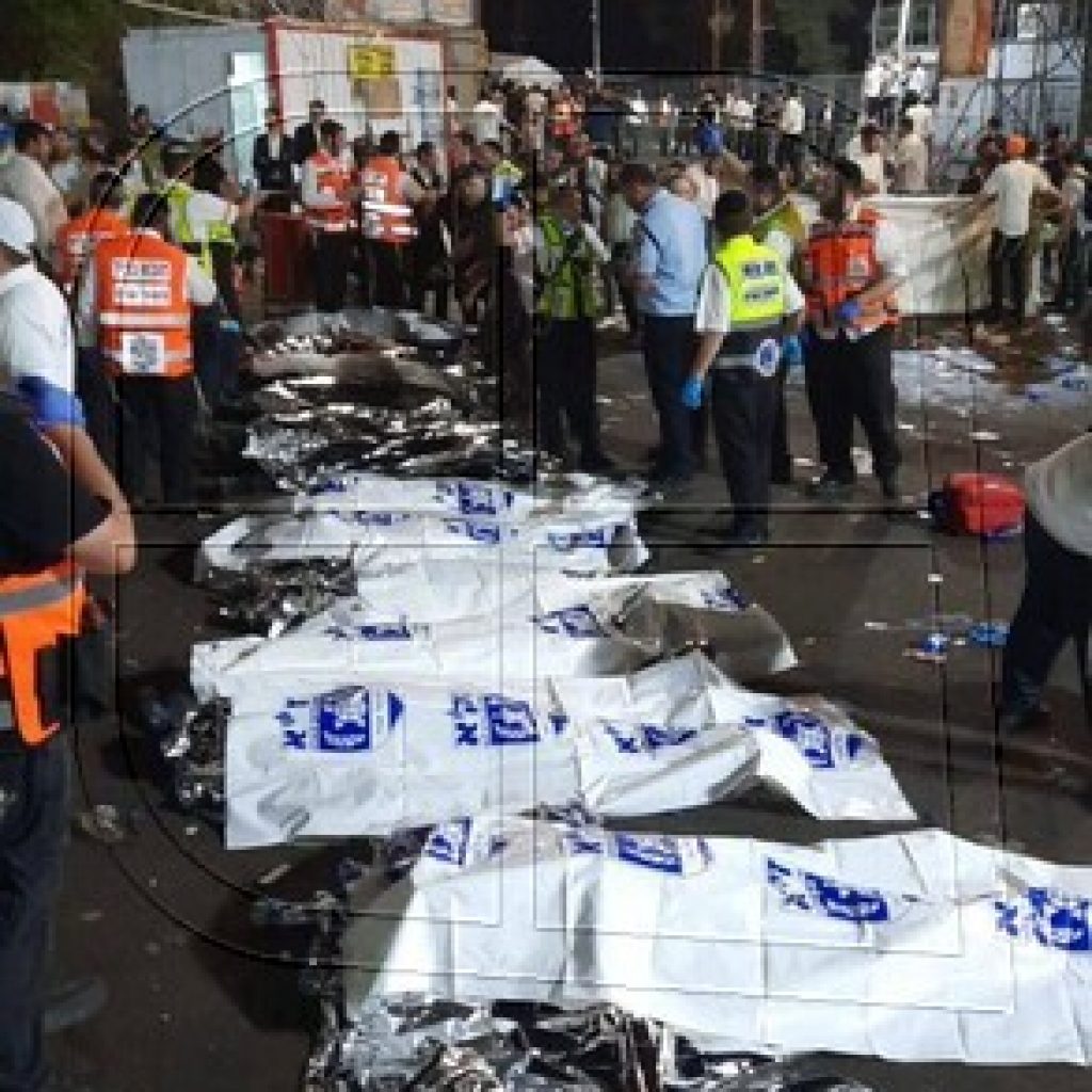 Papa lamenta estampida en Israel en evento religioso que provocó 45 fallecidos