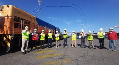 Tren de carga inició viaje de prueba desde el Puerto de Arica a Bolivia