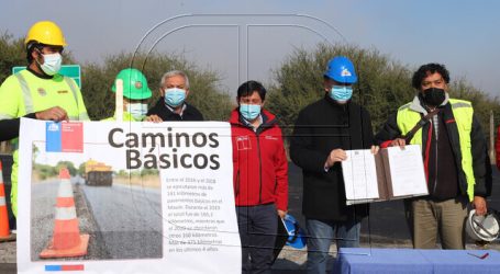 Moreno supervisa obras que potenciarán generación de empleo en el Maule