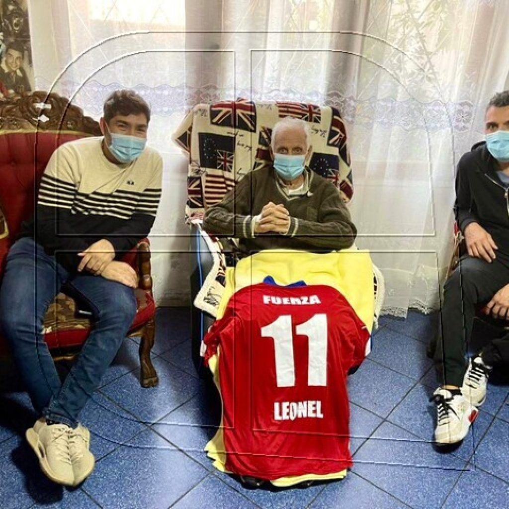 Leonel Sánchez recibió la visita del Sifup tras ser dado de alta