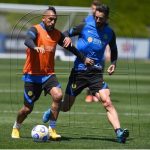 Arturo Vidal volvió a los entrenamientos en el Inter de Milán