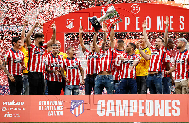 España: Atlético de Madrid celebra su título de Liga en el Wanda ...