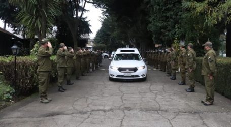 Funerales de carabinero asesinado se realizarán el jueves en Quillón