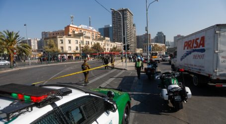 Carabinero baleó a ladrón para evitar robo frente a Estación Mapocho