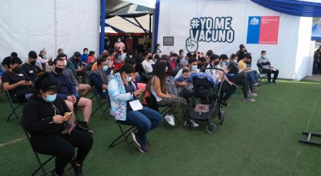 Chile alcanzó el 80,26% de la población objetivo vacunada con primera dosis