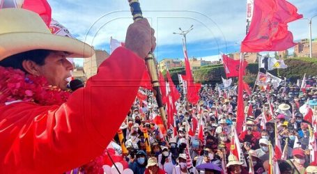 Perú: Pedro Castillo agradece a sus votantes por “recuperar la patria”