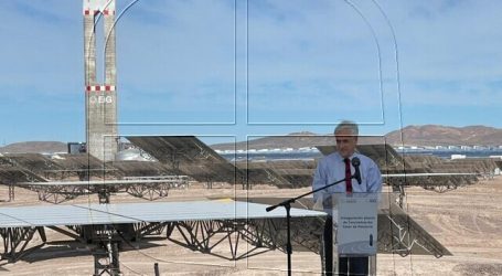 Presidente Piñera inauguró la primera planta termosolar de Latinoamérica