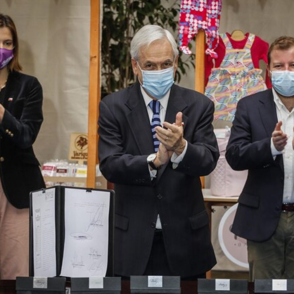 Presidente Piñera promulgó ley de medidas de apoyo para las pymes