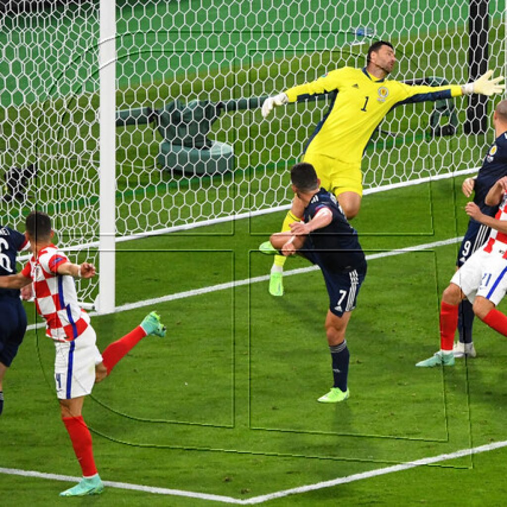 Euro 2020: Croacia se mete a octavos con triunfo sobre Escocia