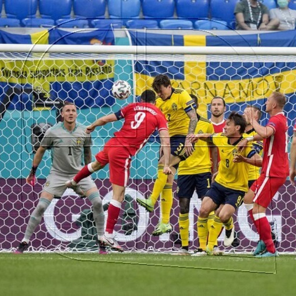 Euro 2020: Suecia derrotó con lo justo a Polonia y ganó el Grupo E
