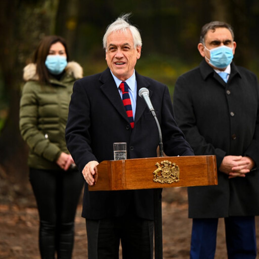 Piñera anuncia catastro de tierras y condenó violencia en Collipulli