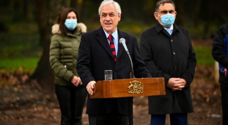 Piñera anuncia catastro de tierras y condenó violencia en Collipulli