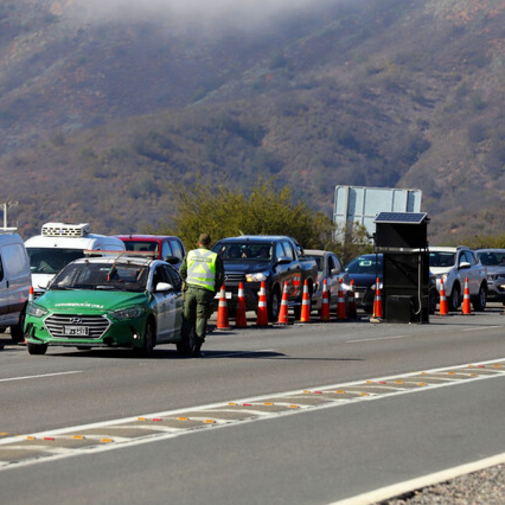 2.206 vehículos han sido retornados a la RM en lo que va del fin de semana largo