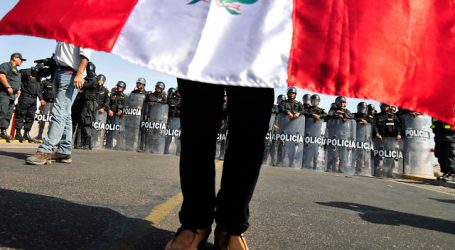 Simpatizantes de Perú Libre y Fuerza Popular se manifestaron en Lima
