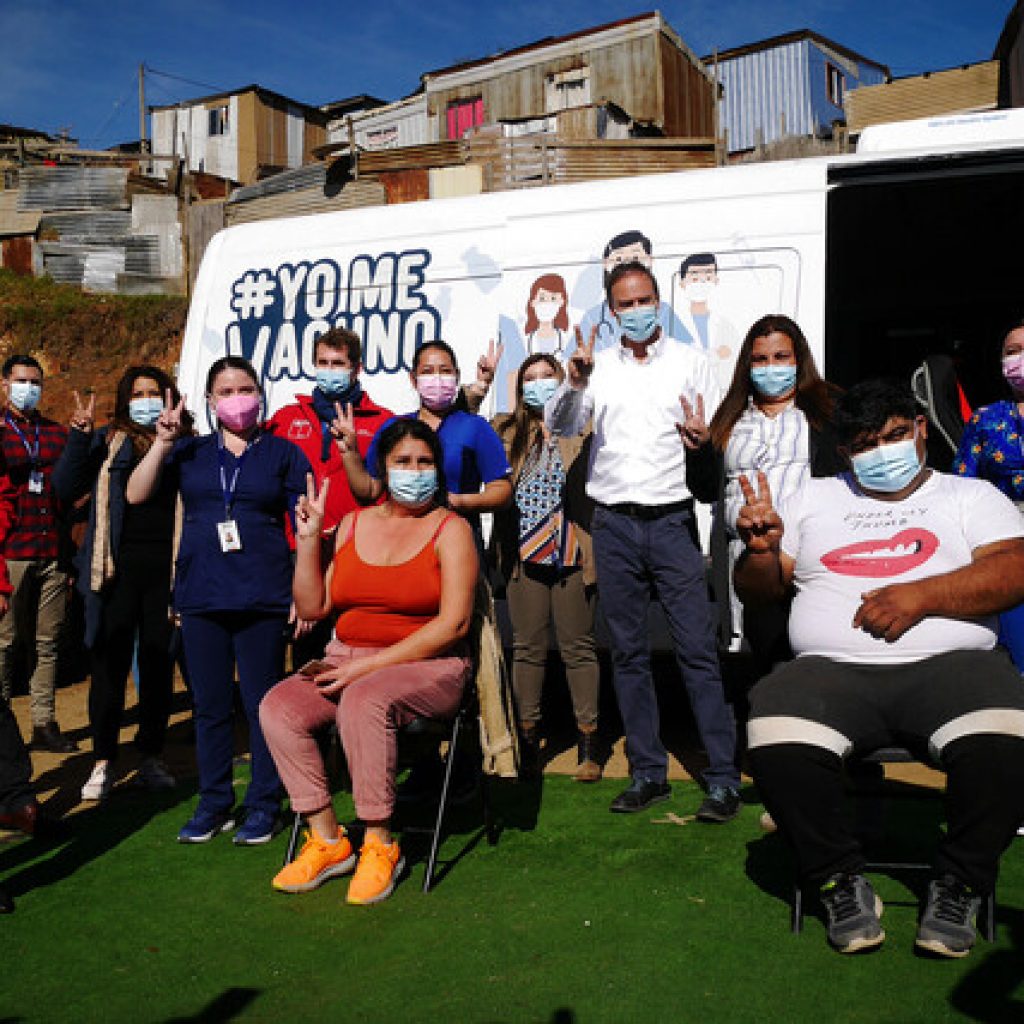 Valparaíso busca superar el 80% de inoculaciones contra el COVID-19