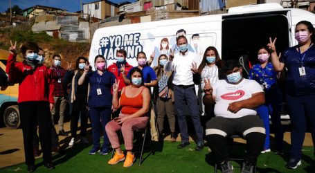 Valparaíso busca superar el 80% de inoculaciones contra el COVID-19