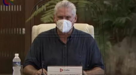 Díaz-Canel llama a cubanos a “espantar el odio” durante marcha multitudinaria