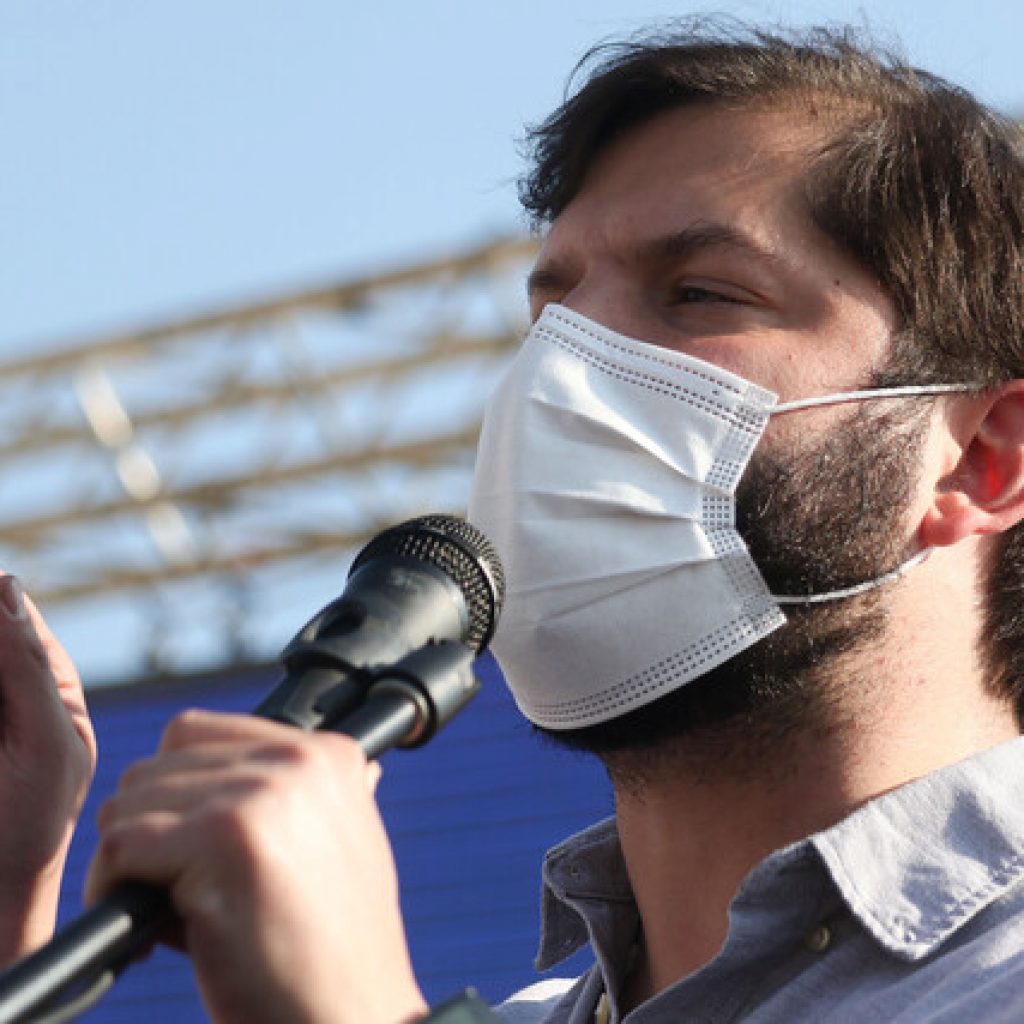 Boric: "Nuestro principal adversario son las fuerzas conservadoras de derecha"