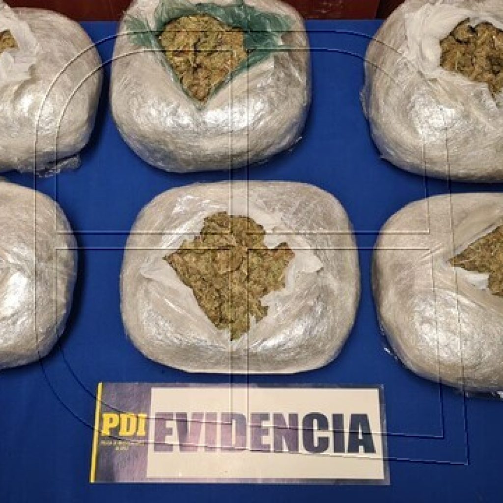 PDI La Calera detuvo a sujeto que trató de fugarse con 6.580 dosis de droga
