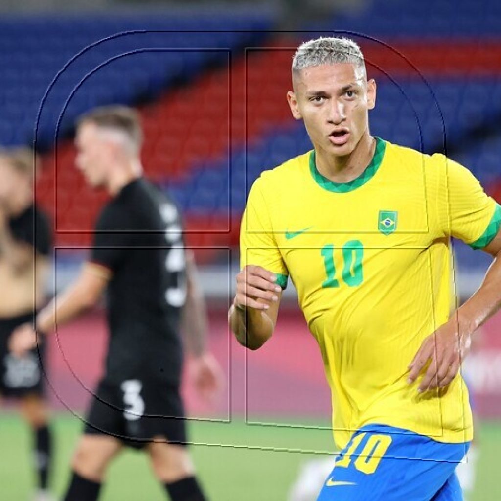 JJOO: Richarlison lideró la goleada de Brasil sobre Alemania