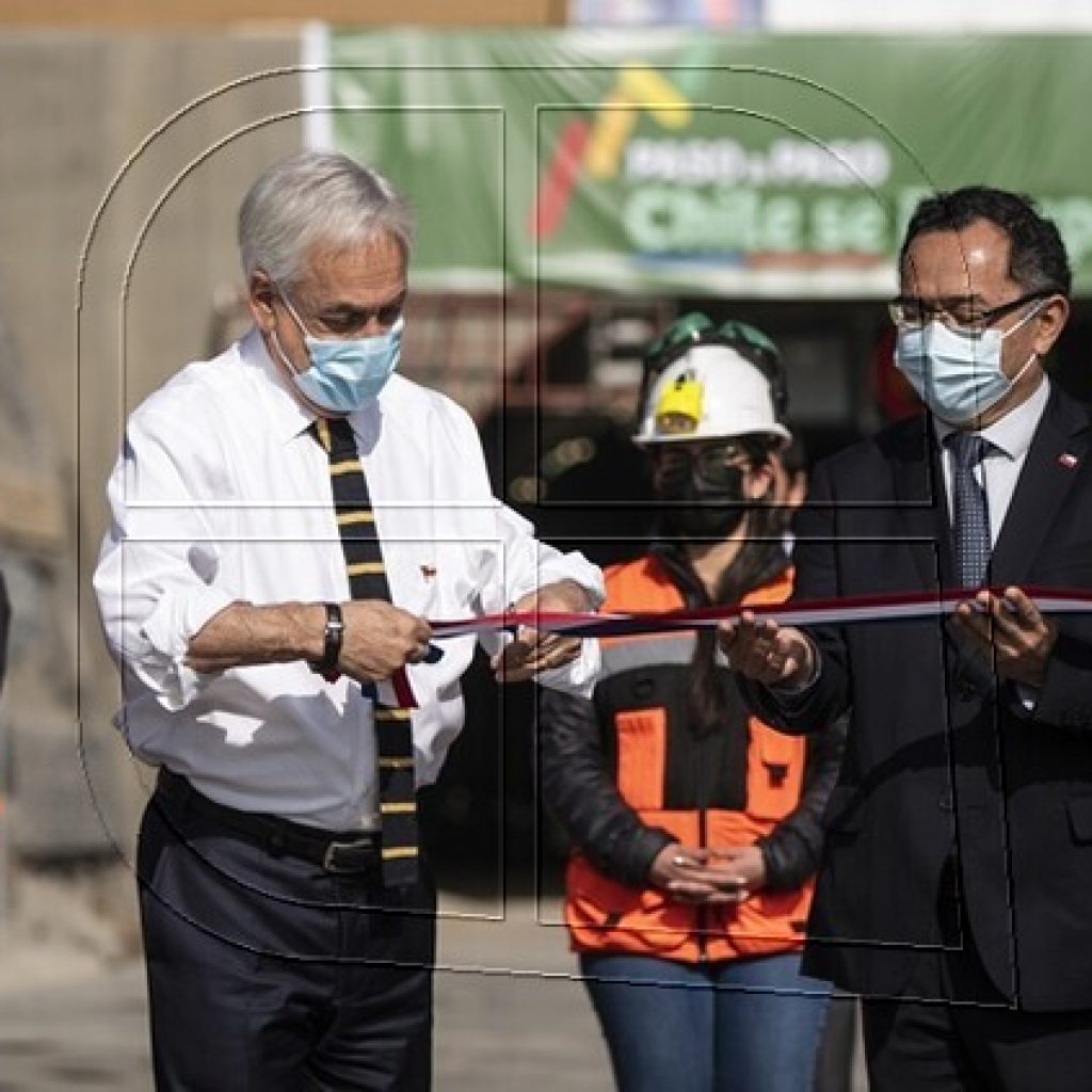Presidente Piñera inaugura nuevo Túnel El Melón en la Ruta 5 Norte