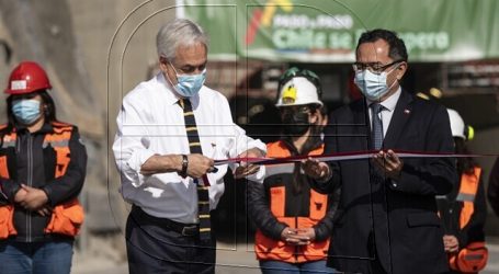 Presidente Piñera inaugura nuevo Túnel El Melón en la Ruta 5 Norte