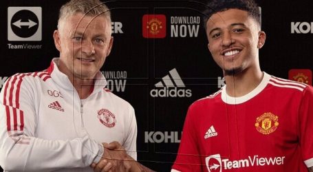Jadon Sancho firmó con el Manchester United hasta el año 2026