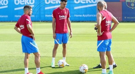 Jordi Alba, Busquets y Braithwaite se suman a la pretemporada del Barcelona