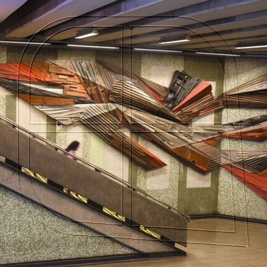 Inauguran nuevo mural en estación San Alberto Hurtado del Metro