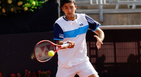 Tenis: Tomás Barrios debutó con éxito en el Challenger de Meersbusch