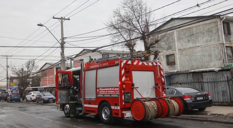 Hombre murió en incendio registrado en la comuna de La Florida