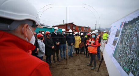 MOP inició nueva etapa de construcción de colectores de aguas lluvias en Lota